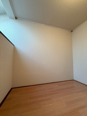 【収納】 | 小泉テラスB | 2階にある屋根裏収納です！扇風機やストーブ、お雛様やクリスマスツリーなどの季節物もすっきり片付きますよ♪