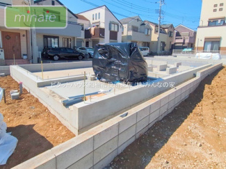 【外観】 | 並列2台駐車可　パントリー　船橋市夏見6　全3棟　1号棟 | 販売現地