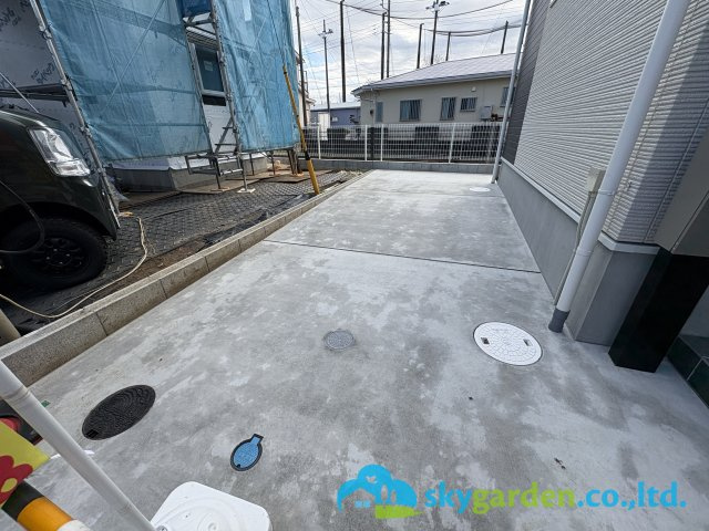 茅ヶ崎市香川5丁目　新築戸建　全11棟6号棟の駐車場|駐車場の様子