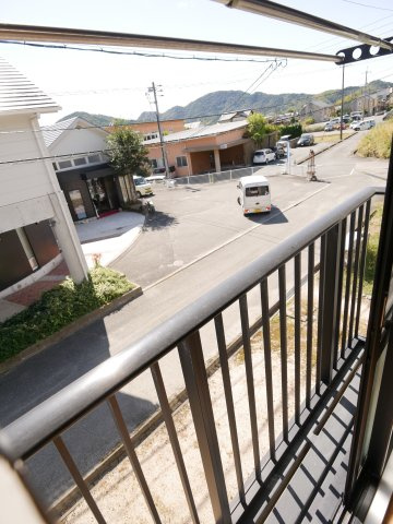 フレグランスSⅡのバルコニー|＊別室の写真につき現況優先です