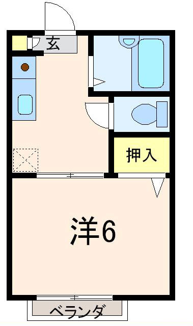 フレグランスSⅡの間取り