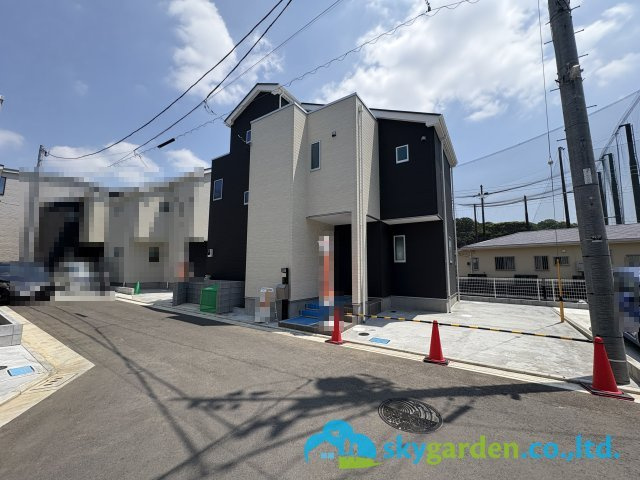 茅ヶ崎市香川5丁目　新築戸建　全11棟7号棟の前面道路含む現地写真|前面道路含む現地写真です