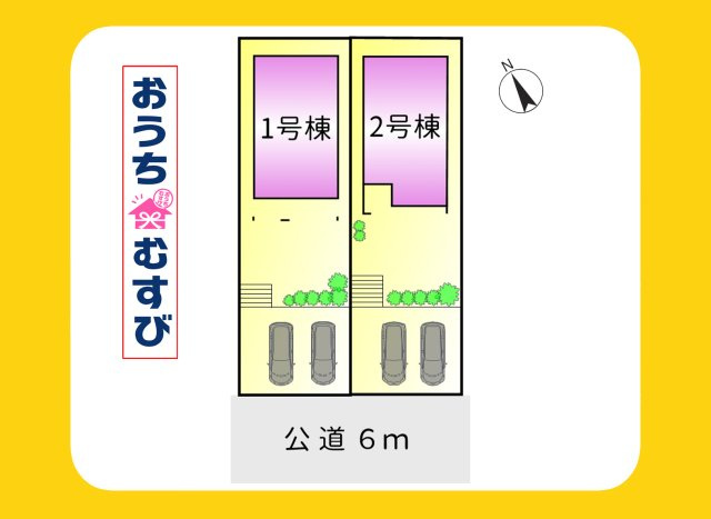 春日井市押沢台３丁目第1期(全2棟)の区画図