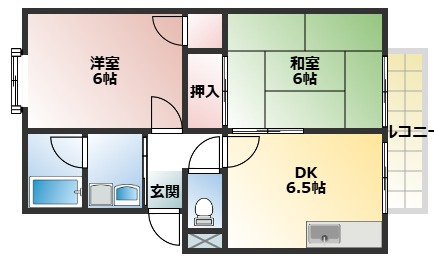 【間取り】 | ガーデンハイツ小林２号