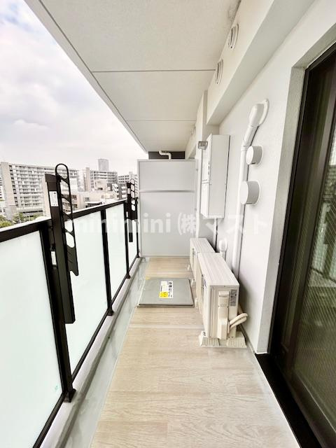 ロイジェント玉川のバルコニー