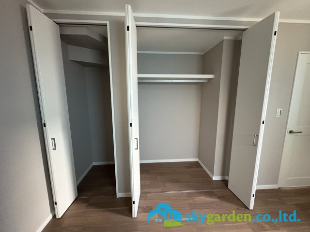 茅ヶ崎市香川5丁目　新築戸建　全11棟8号棟の収納|大きなスペースがあり、収納には困りません