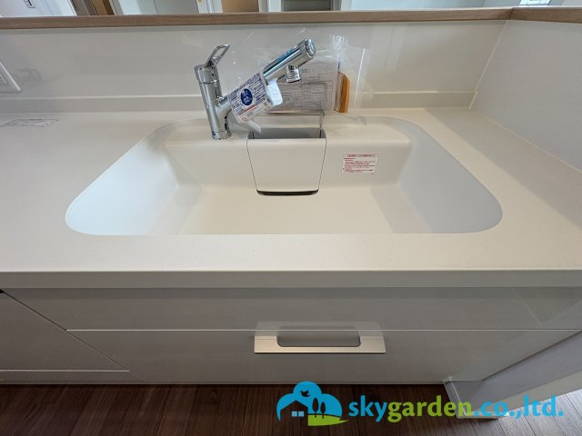 茅ヶ崎市香川5丁目　新築戸建　全11棟8号棟のキッチン|キッチンシンク