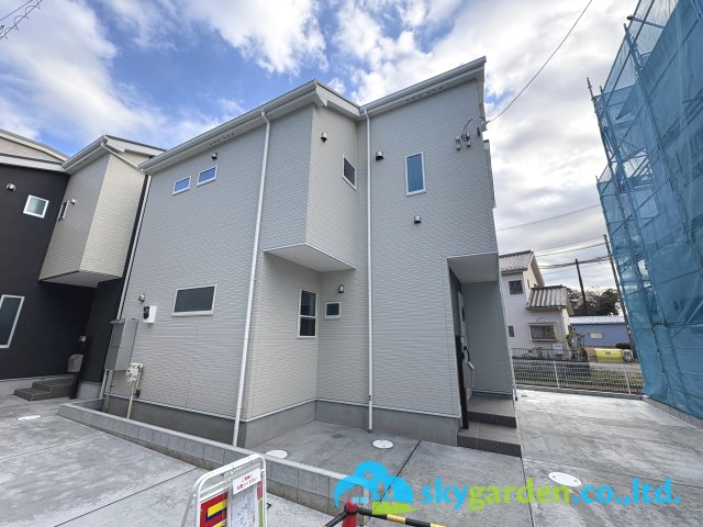 茅ヶ崎市香川5丁目　新築戸建　全11棟8号棟の外観|外観は落ち着いています