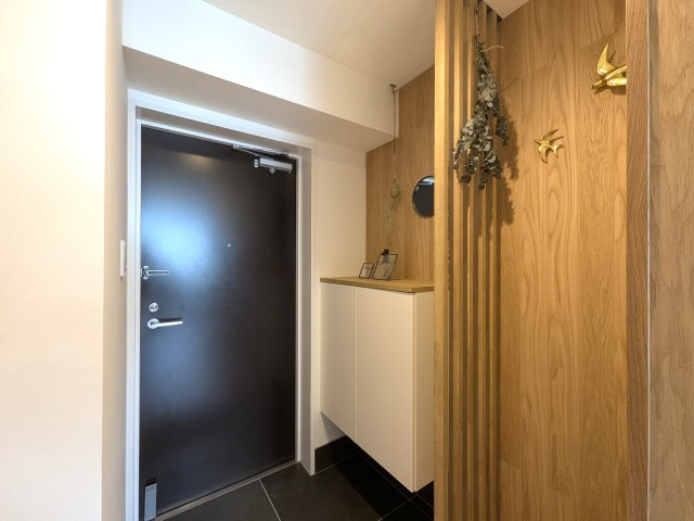 パロス築地の玄関