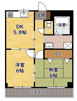 【間取り】 | アイビーコート祇園