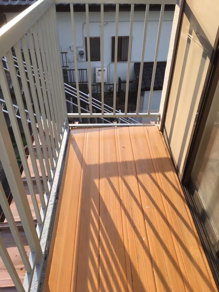 Kaeru取手のバルコニー