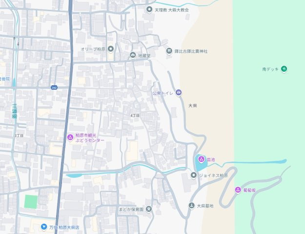 柏原市大県　第2期　新築一戸建ての地図