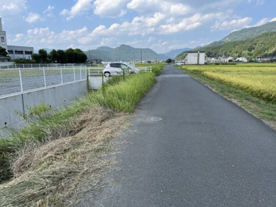 【外観】 | 柏原町柏原警察署横事業用貸地 | 東側道路の状況です