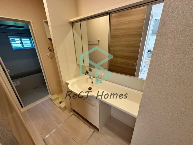 姫路市亀山の賃貸マンションの洗面所