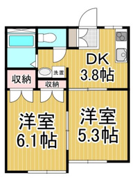 レオパレスNAKAJIMAの間取り