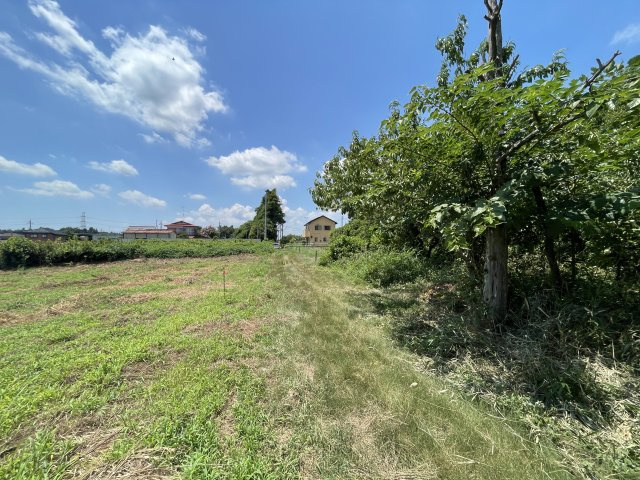 つくば市稲荷原　10年特例用地の前面道路含む現地写真