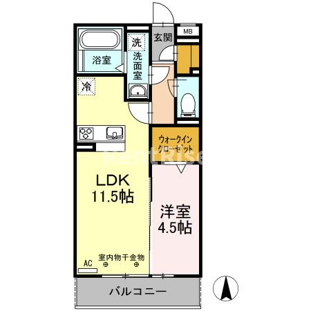 パステル一宮の間取り