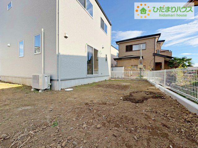 日立市東金沢町1丁目　新築戸建　2号棟の庭|お子様の元気なお外遊びも、自宅のお庭なら安心ですね(^^♪