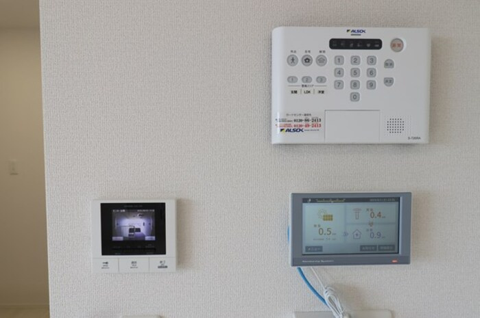 サンライズガーデンさくらのセキュリティ|ALSOKホームセキュリティ・モニター付きインターホン