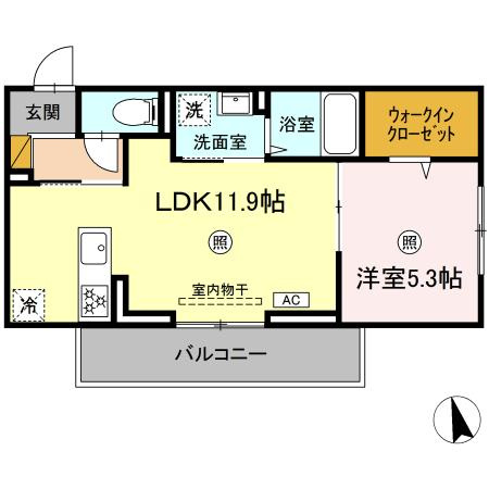 サンライズガーデンさくらの間取り
