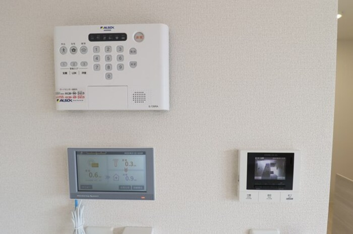 サンライズガーデンさくらのセキュリティ|ALSOKホームセキュリティ・モニター付きインターホン