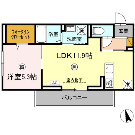 サンライズガーデンさくらの間取り