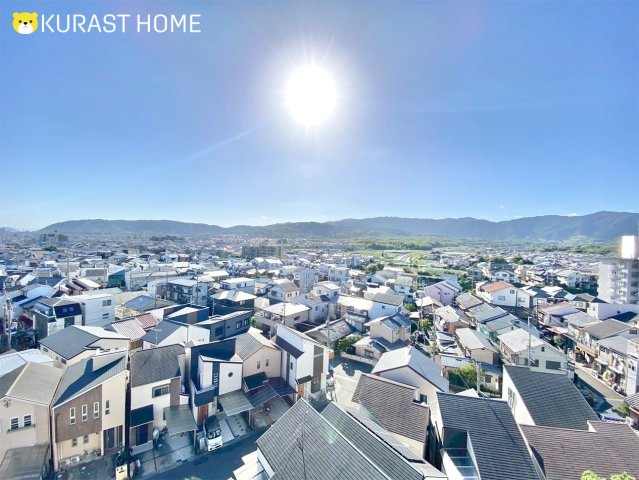 ローズヴィラ長岡京　7階の展望