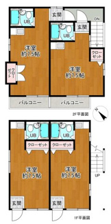 【間取り】 | 京王線・飛田給駅まで5分のエキチカ一棟アパート（再建築不可）