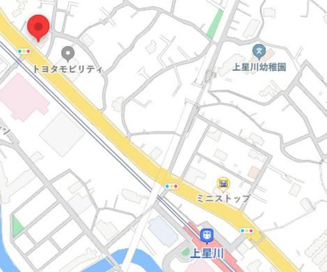 アネシス上星川の地図