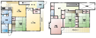 【間取り】 | 鴻巣市雷電二丁目　中古戸建