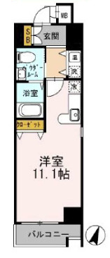 カスタリア三宮の間取り