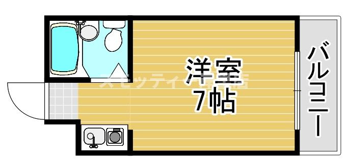 プリエール住之江御崎の間取り