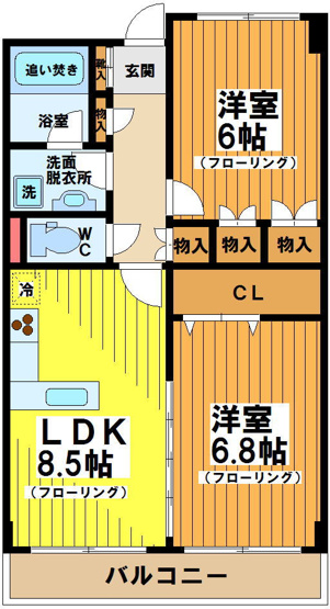 【間取り】 | ユーコート赤堤