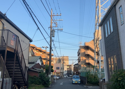 【展望】 | クリオ矢部１番館 | 眺望を気にして物件を探す場合、前面に建物が建っていないか現地で確認しましょう！前面に建物があると景色はもちろん、日当たりや風通しにも影響が出てきます。住んだ時のことを想像しながら現地見学をしましょう。
