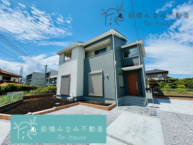第６前橋市元総社町　限定1棟　リーブルガーデン　新築建売の外観|外観もきれいです