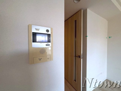 【セキュリティ】 | プレサンス千種アイル | モニター付きインターホンです