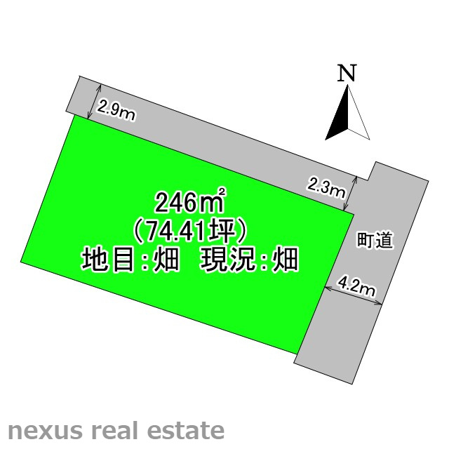 【売地】中山町大字長崎字町浦土地
