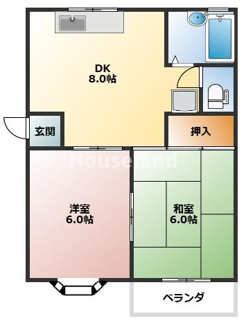 グリーンゲーブルスの間取り