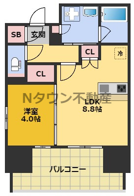 【間取り】 | プレサンス　ロジェ　高岳東桜 | 間取りです。