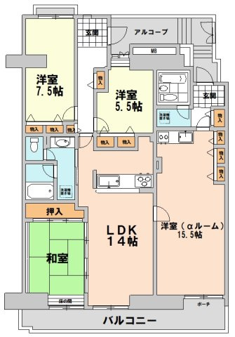 【間取り】 | アーバンみらい東大宮　東三番街 | 現況と異なる場合は現況優先とさせていただきます