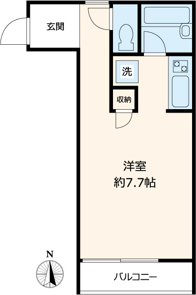 ラ・クローネの間取り