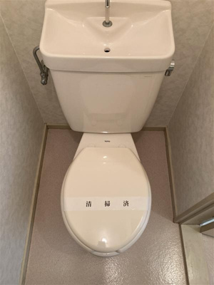 【トイレ】 | グリーンライフ奥津 | 落ち着いた色調のトイレです