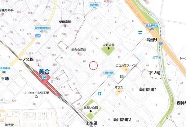 岡崎市美合新町・中古戸建のその他|交通アクセス図です。