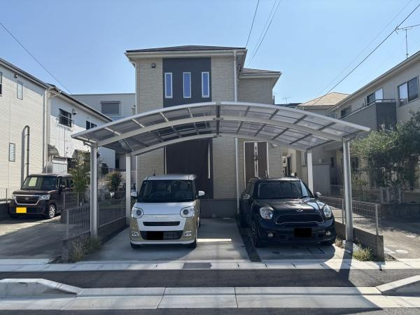 岡崎市美合新町・中古戸建の駐車場|２台駐車できます！