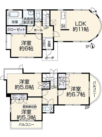 【間取り】 | 港南区笹下戸建て