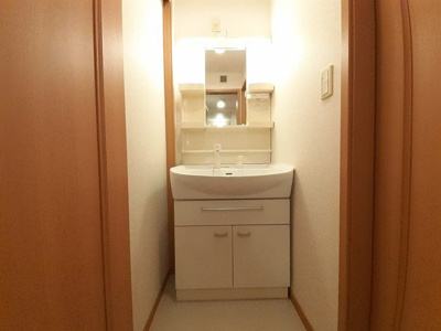 【洗面所】 | サニーヒルズＡ | 使いやすい洗面所です