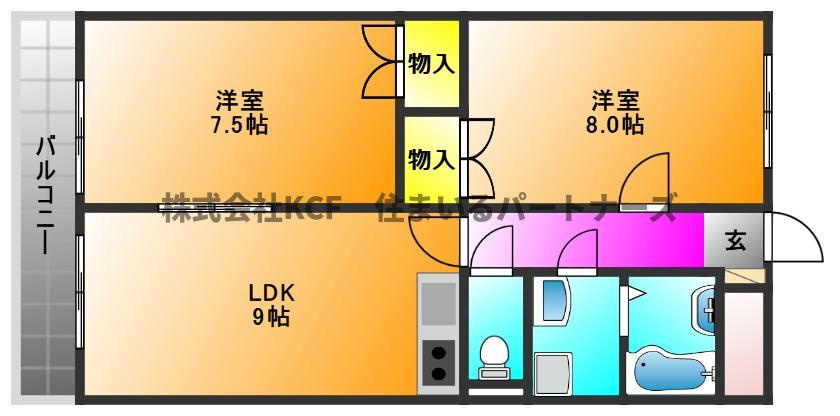 グランドヒル野中の間取り