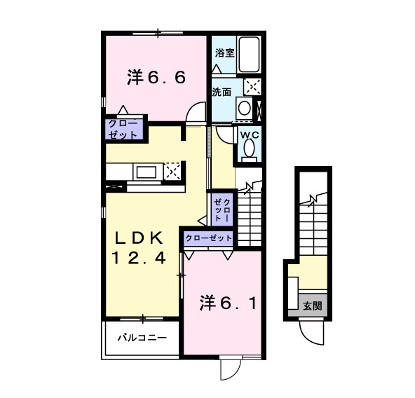 ジャスパーヒルズⅠの間取り