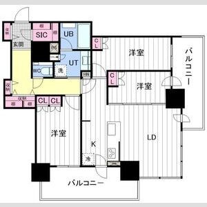 【間取り】 | ザ・札幌タワーズ　イーストタワー　