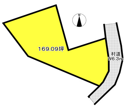 売地　東海村村松の土地図